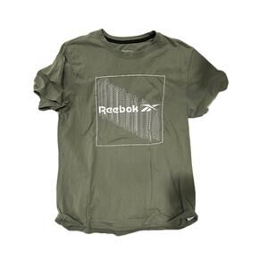 Reebok Army Green T-Shirt Mens L